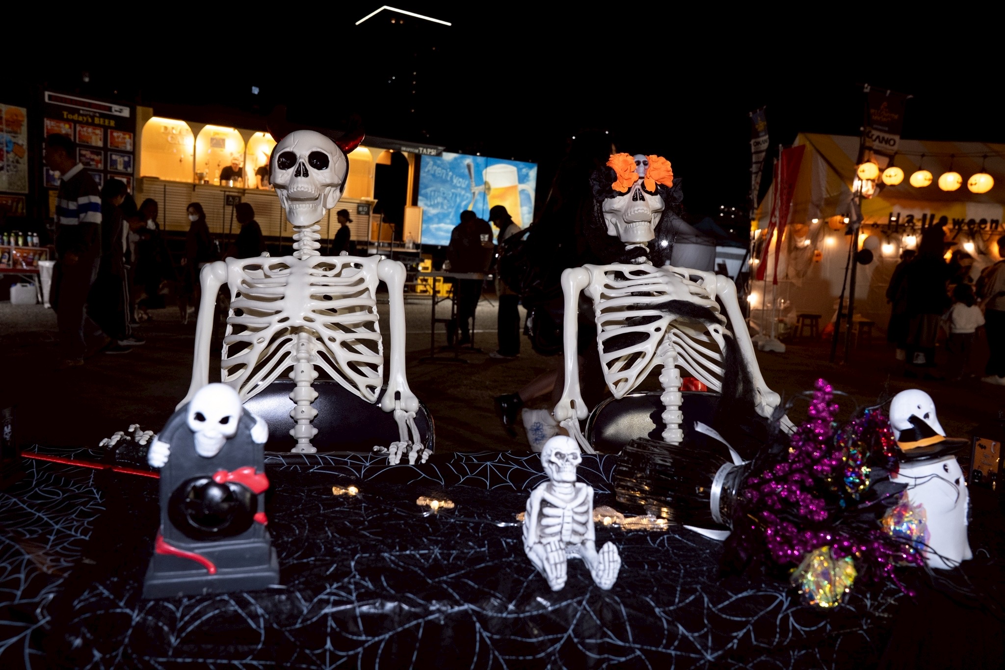 2025年のハロウィンフォトブース装飾